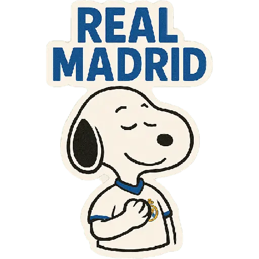 Snoopy Real Madrid ⚽✨