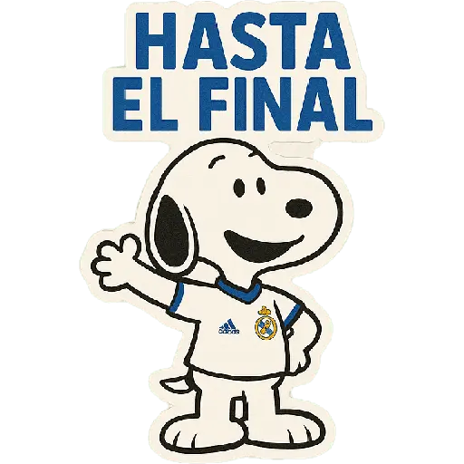 Snoopy Real Madrid ⚽✨
