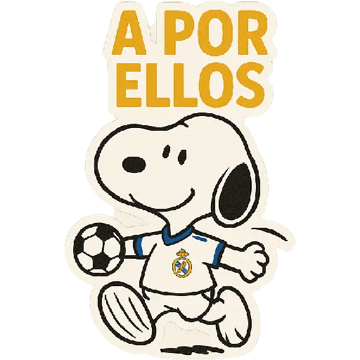 Snoopy Real Madrid ⚽✨