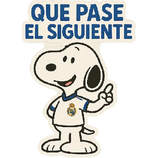 Snoopy Real Madrid ⚽✨