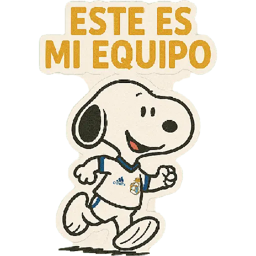 Snoopy Real Madrid ⚽✨