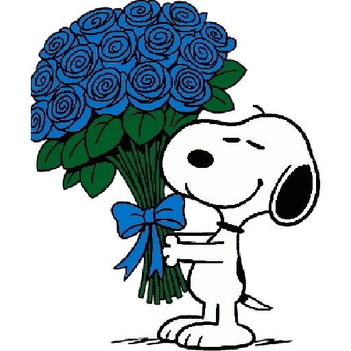 Snoopy Flowers 🌹🌹🌹