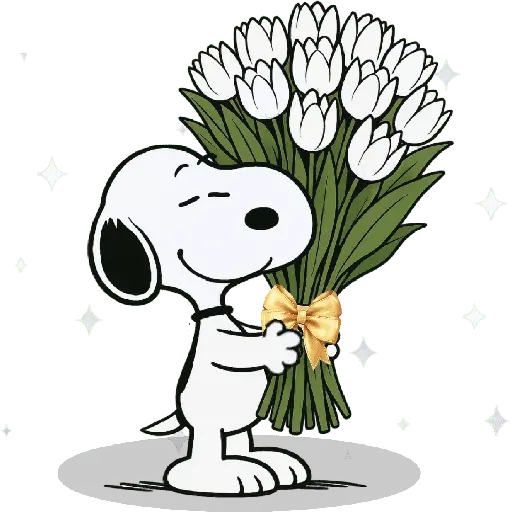 Snoopy Flowers 🌹🌹🌹