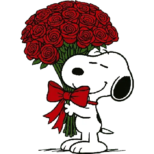 Snoopy Flowers 🌹🌹🌹