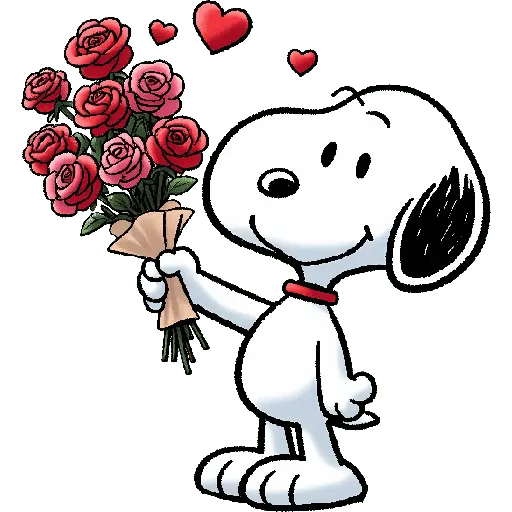 Snoopy Flowers 🌹🌹🌹