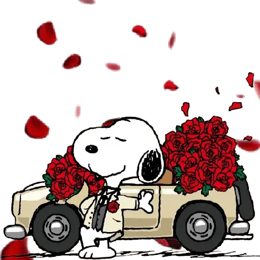 Snoopy Flowers 🌹🌹🌹