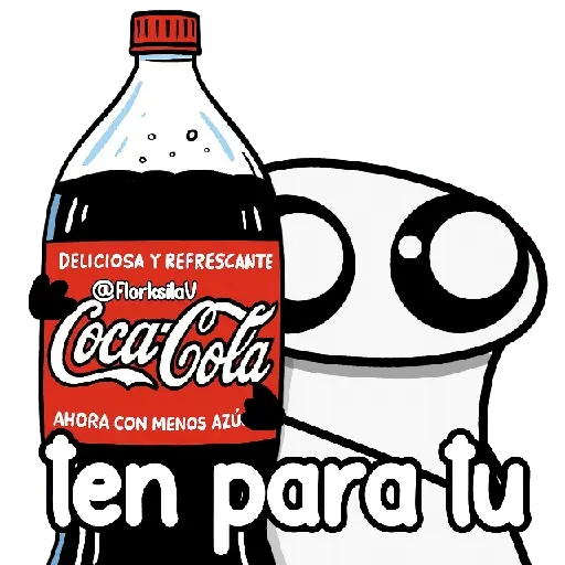 Tomando coca 😎🖤✨