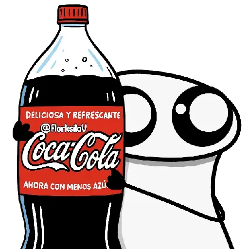 Tomando coca 😎🖤✨