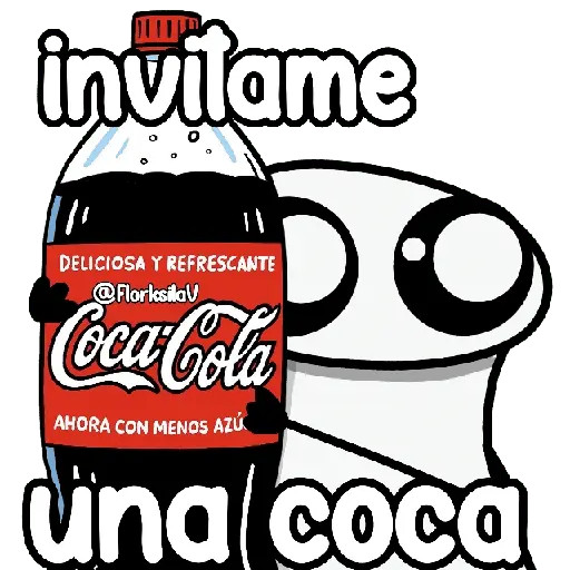 Tomando coca 😎🖤✨