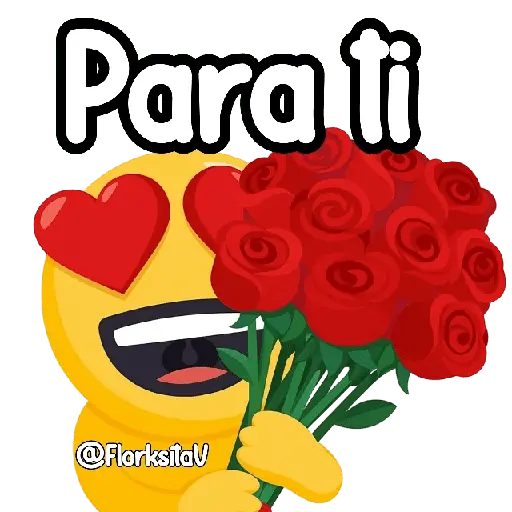 Emoji FlorksitaV 😍🌹🌻👑
