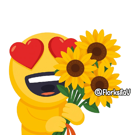 Emoji FlorksitaV 😍🌹🌻👑 preview