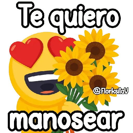 Emoji FlorksitaV 😍🌹🌻👑