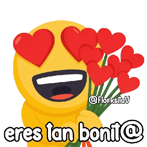 Emoji FlorksitaV 😍🌹🌻👑