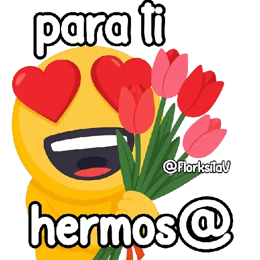 Emoji FlorksitaV 😍🌹🌻👑