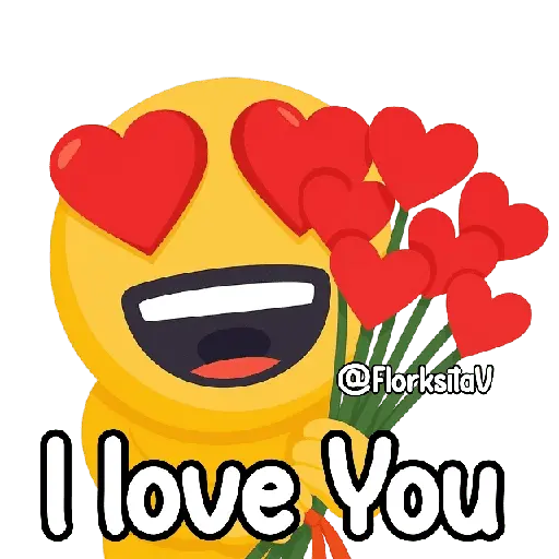 Emoji FlorksitaV 😍🌹🌻👑
