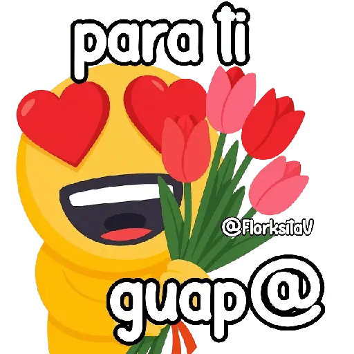 Emoji FlorksitaV 😍🌹🌻👑