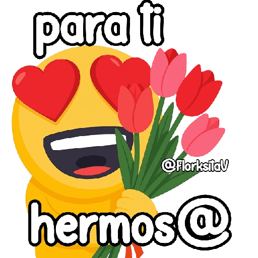 Emoji FlorksitaV 😍🌹🌻👑 preview