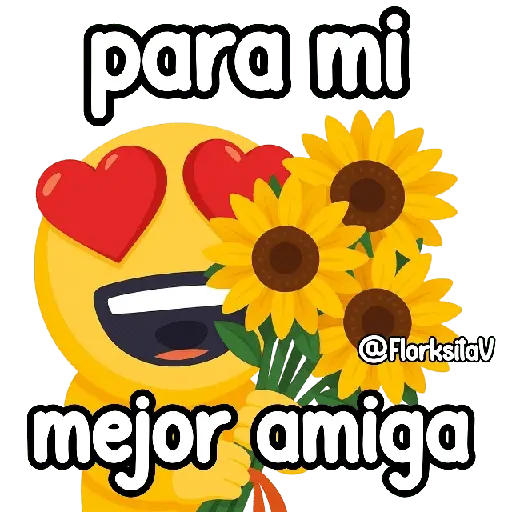 Emoji FlorksitaV 😍🌹🌻👑