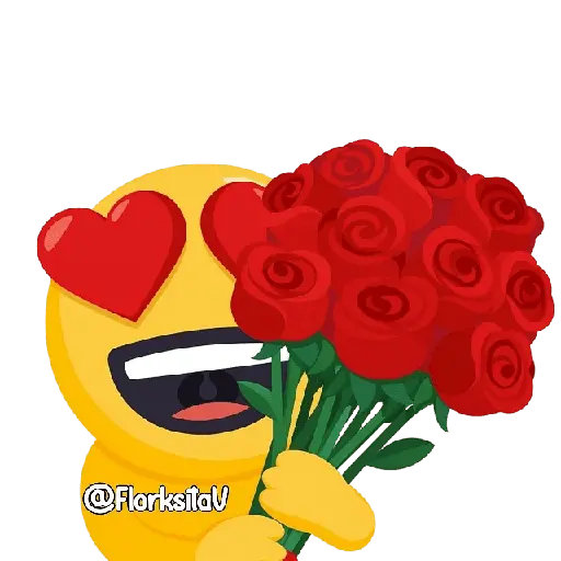Emoji FlorksitaV 😍🌹🌻👑