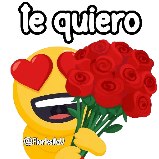 Emoji FlorksitaV 😍🌹🌻👑