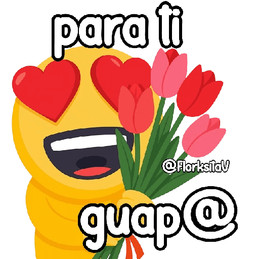 Emoji FlorksitaV 😍🌹🌻👑 preview
