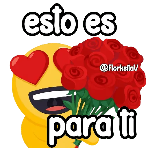 Emoji FlorksitaV 😍🌹🌻👑