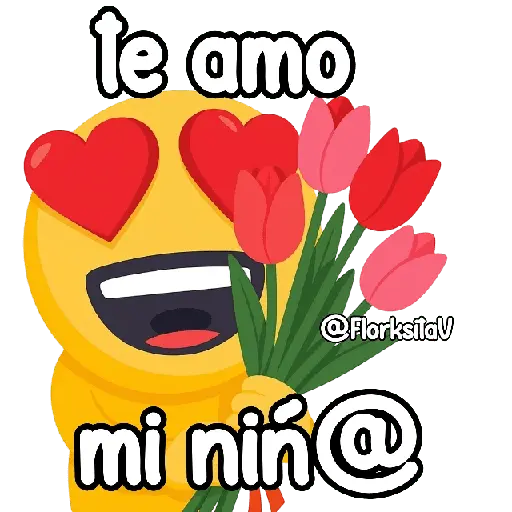 Emoji FlorksitaV 😍🌹🌻👑
