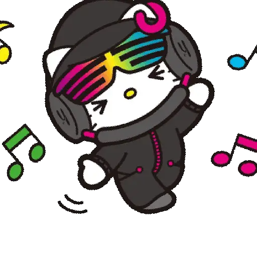 Hello Kitty DJ 🎧📀🎶🎀
