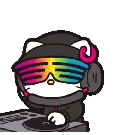 Hello Kitty DJ 🎧📀🎶🎀