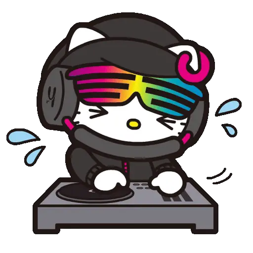 Hello Kitty DJ 🎧📀🎶🎀