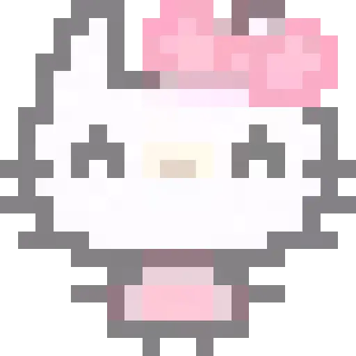 Emojis pixel hello kitty 🥰♥️