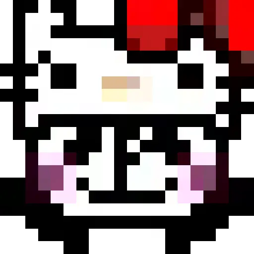 Emojis pixel hello kitty 🥰♥️