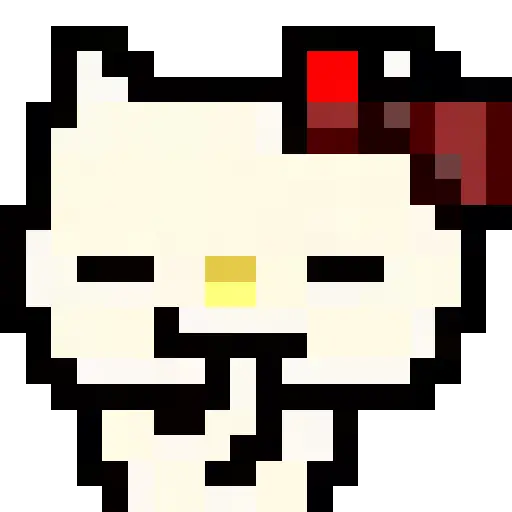 Emojis pixel hello kitty 🥰♥️