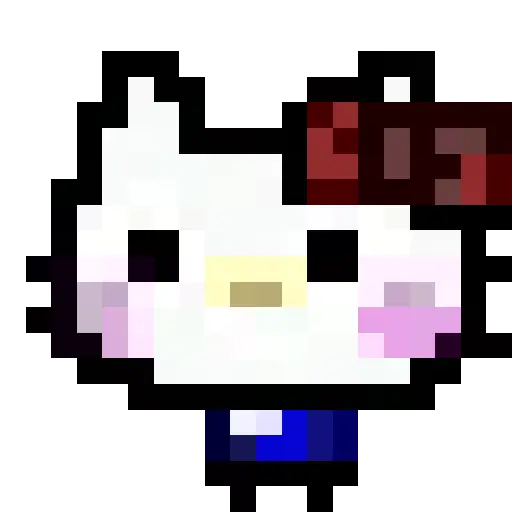 Emojis pixel hello kitty 🥰♥️