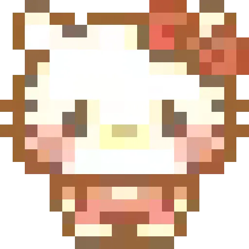 Emojis pixel hello kitty 🥰♥️