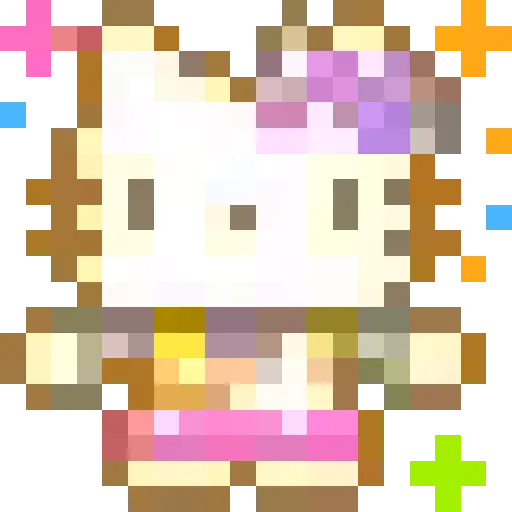 Emojis pixel hello kitty 🥰♥️