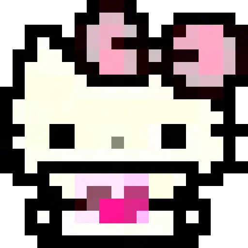 Emojis pixel hello kitty 🥰♥️