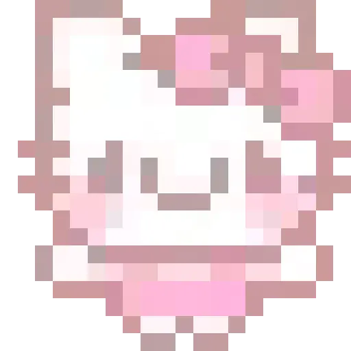 Emojis pixel hello kitty 🥰♥️