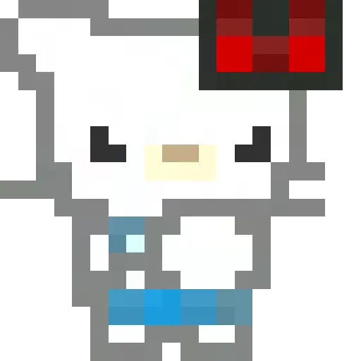 Emojis pixel hello kitty 🥰♥️