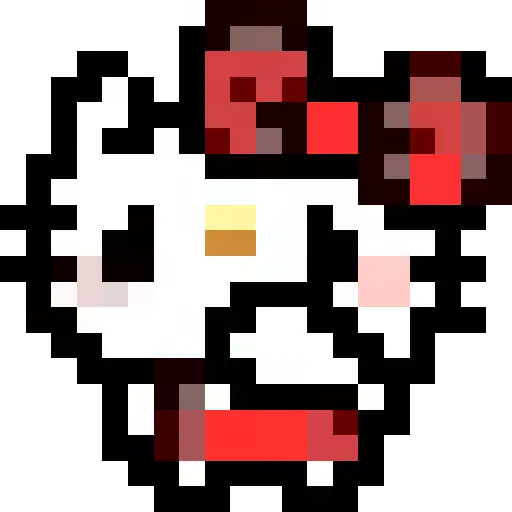 Emojis pixel hello kitty 🥰♥️
