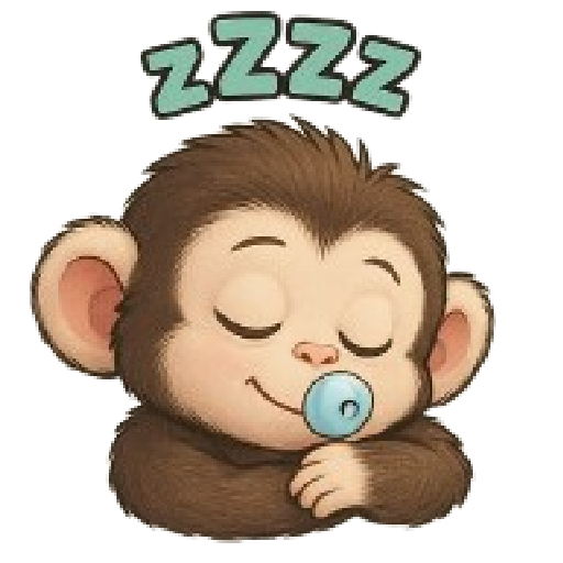Stickers monos frases 🐒🐒 preview