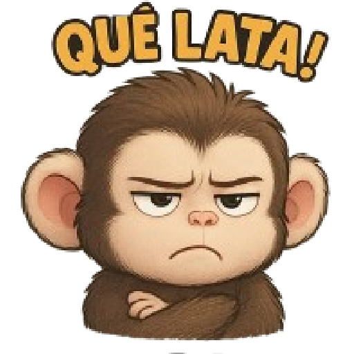 Stickers monos frases 🐒🐒 preview
