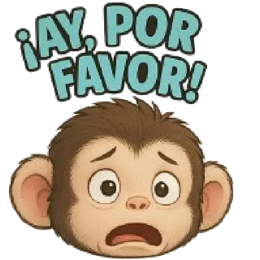 Stickers monos frases 🐒🐒