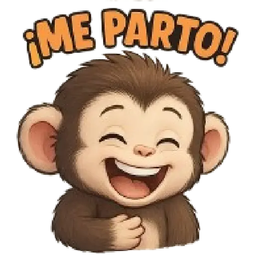 Stickers monos frases 🐒🐒