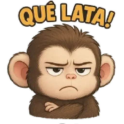 Stickers monos frases 🐒🐒