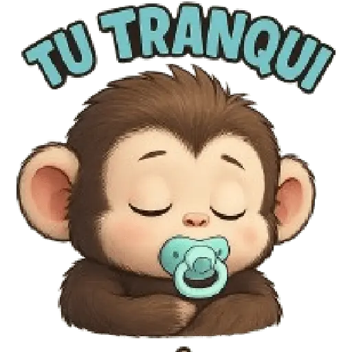 Stickers monos frases 🐒🐒