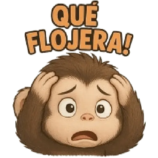Stickers monos frases 🐒🐒