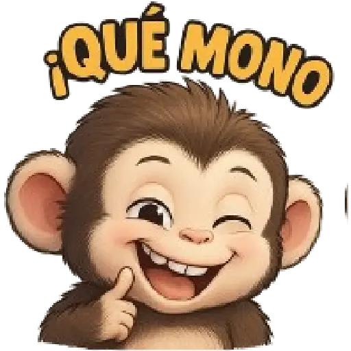 Stickers monos frases 🐒🐒