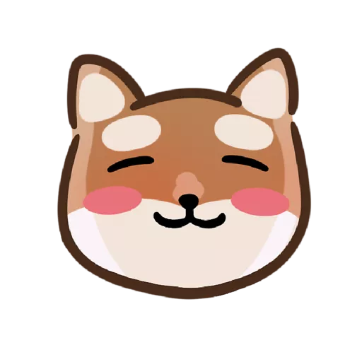 Shiball扭蛋狗柴犬emoji preview