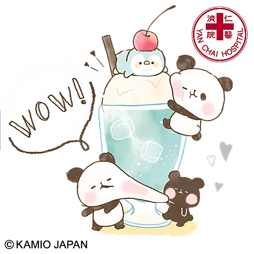 仁濟關愛小領袖月捐及義工計劃 × Mochi Mochi Panda 限定貼圖